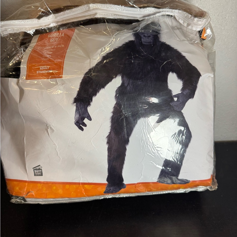 Gorilla Costume with Black Fur